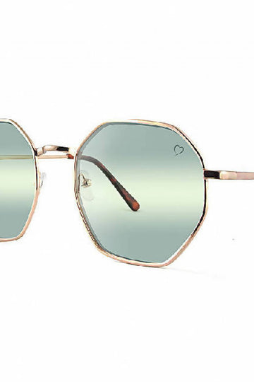 Ruby Rocks Metal 'mustique' Angular Frame Ruby Rocks